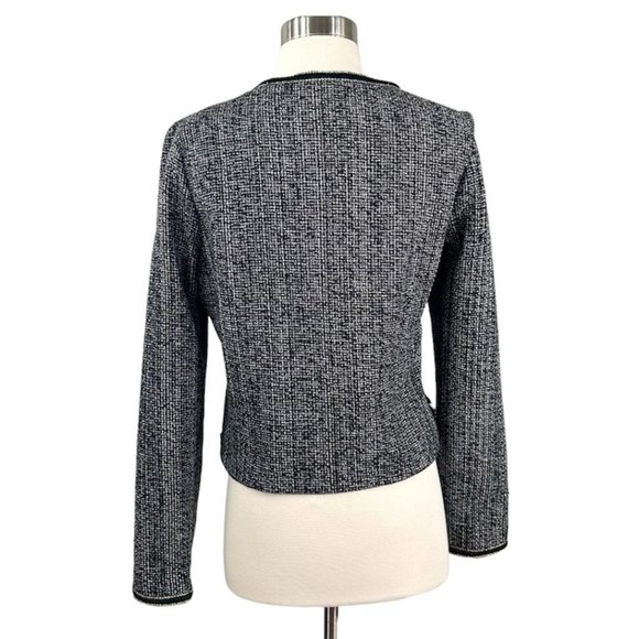 Maison Scotch Slimming Black Tweed Jacket - Picture 3 of 9